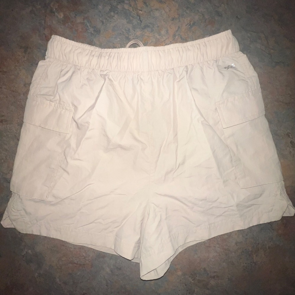 DSG Womens High-Rise Nylon Shorts XS Beige